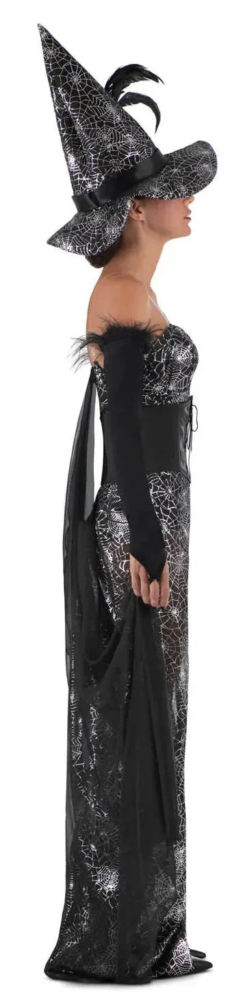 Disfraz de Bruja Telarañas con Corpiño para Mujer Brujas Viving